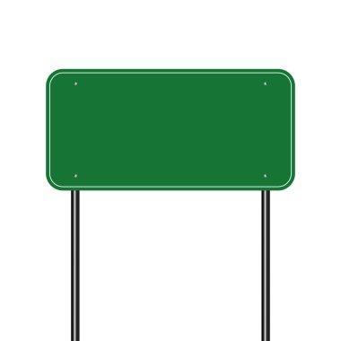 işaret yol yeşil,Tabela siyah beyaz arka plan.vektör illüstrasyon 