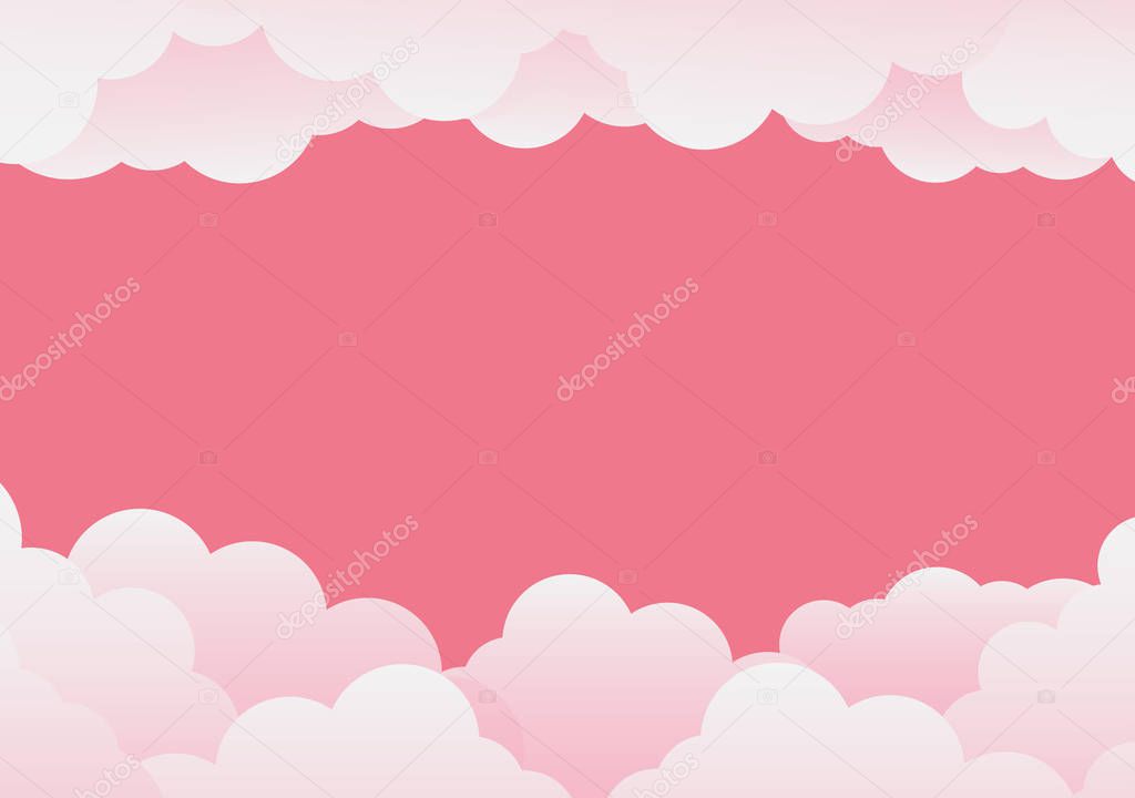 Rainy Day and lightning in clouds, vector illustration. on abstract background.paper art.vector illustration 