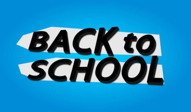 Tasarım Geri Okula banner.logo.icon.vector illüstrasyon