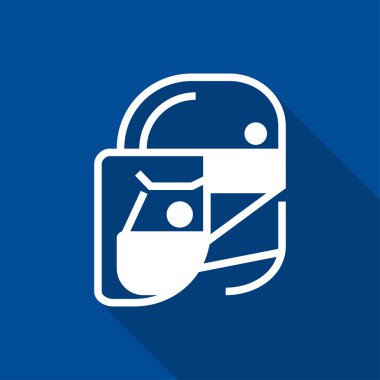 Tasarımınız için basit koruyucu yüz simgeleri kullanın 