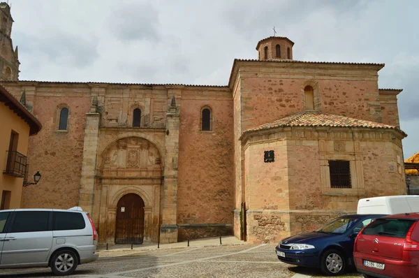 Fachada Trasera Iglesia Del Salvador Cifuentes Arquitectura Religión Viajes Marzo —  Fotos de Stock