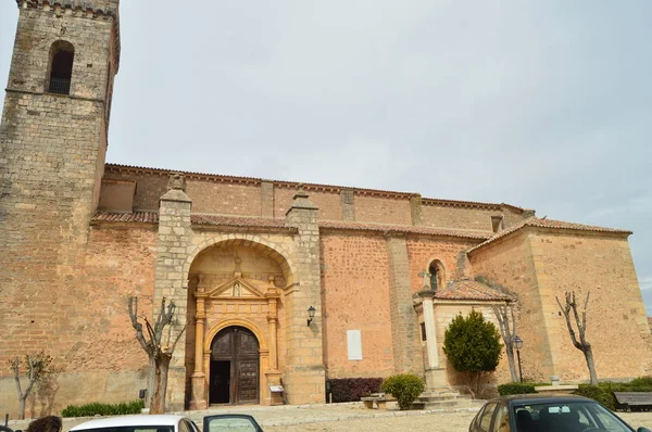 Головний Фасад Церкви Спасителя Cifuentes Архітектура Релігія Подорожі Березня 2016 — стокове фото