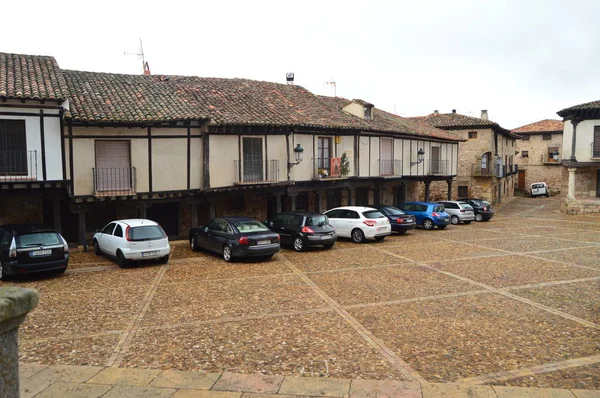 Hermosas Plazas Pueblo Atienza Arquitectura Turismo Rural Viajes Marzo 2016 —  Fotos de Stock