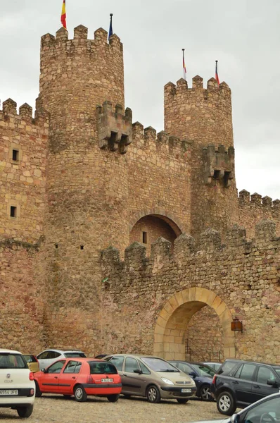 Schöne Burg Nationalherberge Siguenza Dorf Umgewandelt Architektur Reisen Renaissance März — Stockfoto