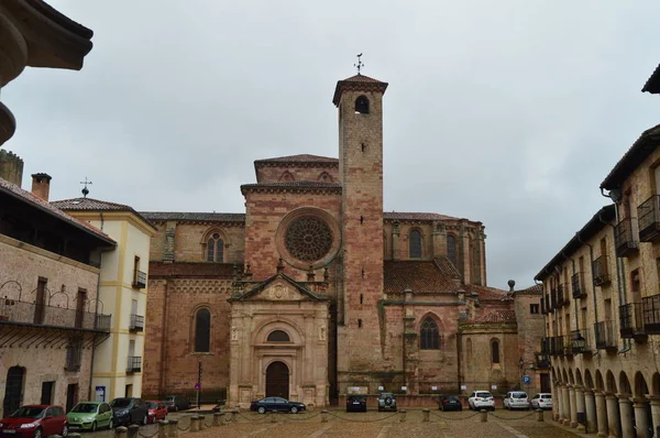 Maravillosa Fachada Trasera Catedral Santa María Siguenza Arquitectura Viajes Renacimiento —  Fotos de Stock