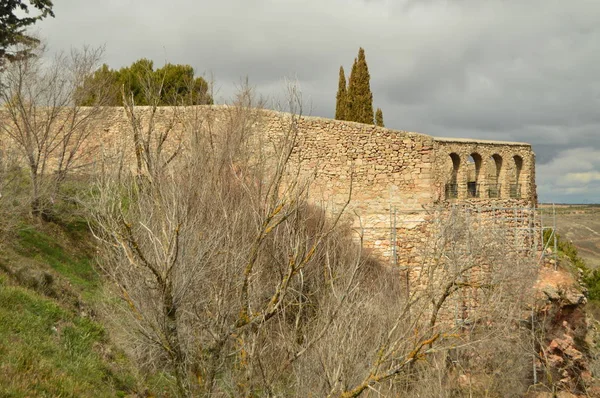 Archi Del Cortile Del Convento Santa Isabella Medinaceli Marzo 2016 — Foto Stock