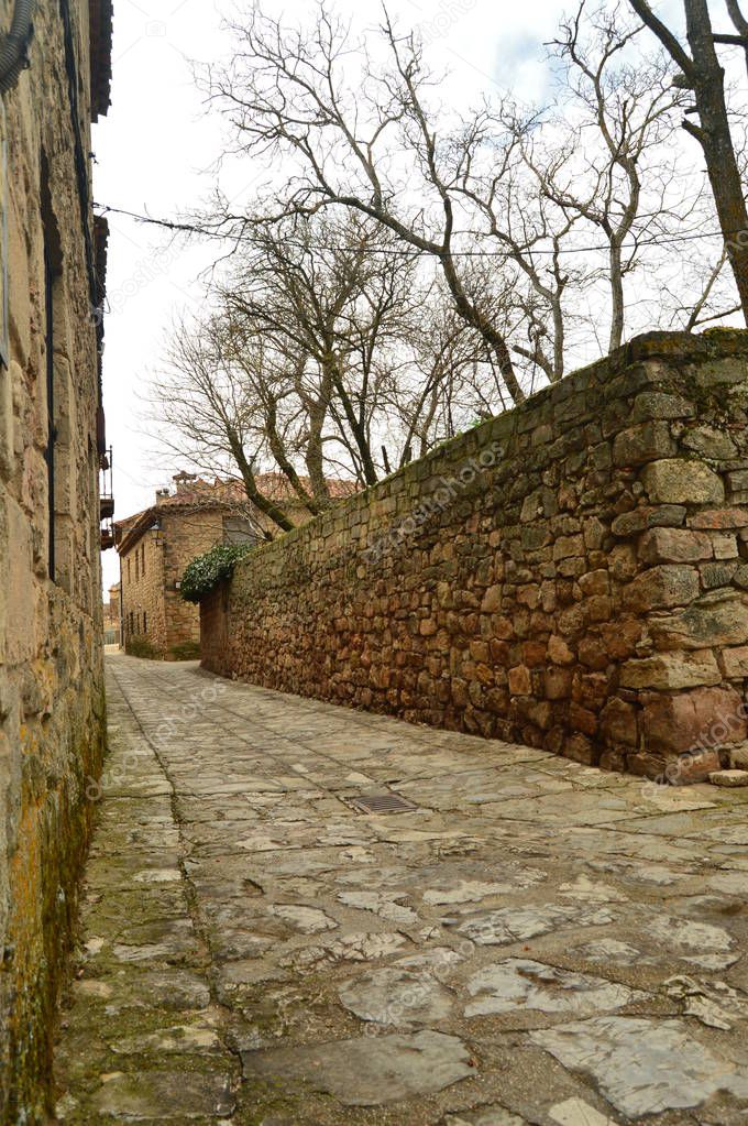 Wonderful Medieval Stone Wall On Our Walk In Medinaceli. March 19, 2016. Architecture Travel History. Medinaceli Soria Castilla Leon. Spain.