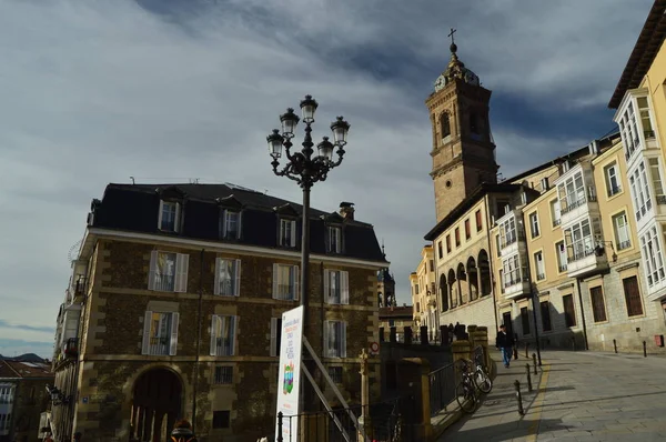 Strmém Svahu Zvonice Chrámu Vrcholu Vitoria Architektura Umění Historie Cestování — Stock fotografie