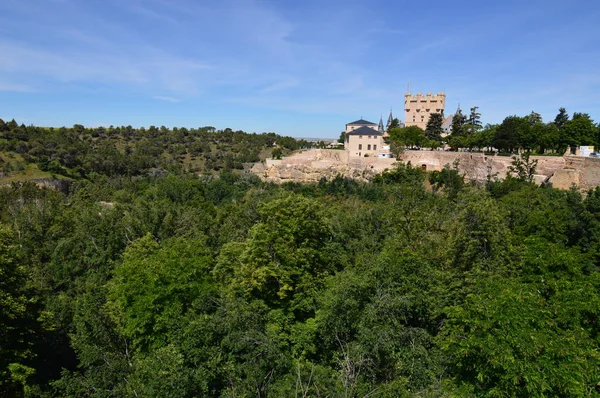 Maravillosas Vistas Del Castillo Del Alcázar Segovia Arquitectura Viajes Historia — Foto de Stock