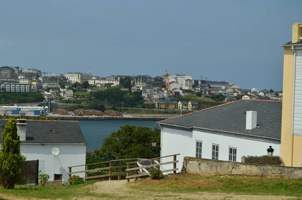 Belas Vistas Aldeia Ribadeo Castropol Agosto 2018 Arquitetura Natureza Viagens — Fotografia de Stock