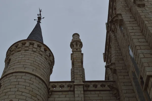 Gardez Palais Épiscopal Gaudi Astorga Architecture Histoire Camino Santiago Voyage — Photo