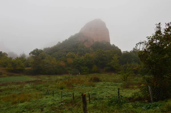 Belles Montagnes Medulas Ancienne Mine Romaine Une Journée Avec Beaucoup — Photo