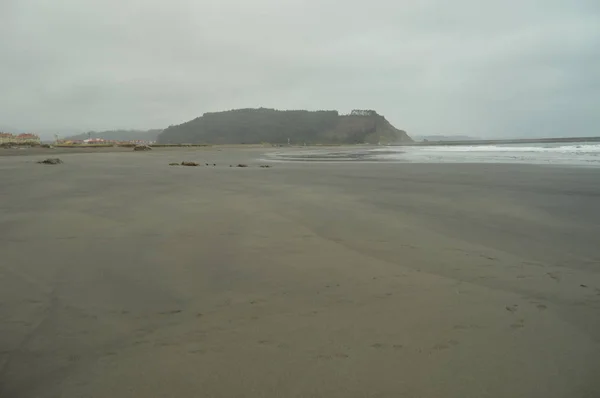 Geschoten Het Strand Van Los Quebrantos Een Dag Regen Juli — Stockfoto