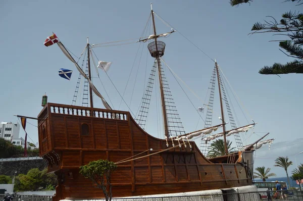 Museo Naval Dentro Pintoresco Barco Santa Cruz Palma Viajes Naturaleza — Foto de Stock