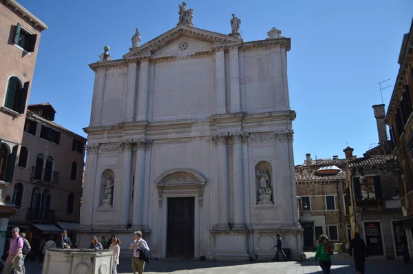 Kirche Von San Tomas Weiße Fassade Kirche Ist Dem Heiligen — Stockfoto