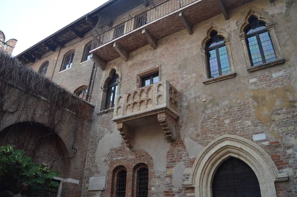 Balcony Juliet House Verona Travel Holidays Architecture March 2015 Verona — Stock Photo, Image