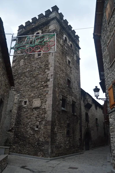 Skvělé Tower Infanzones Benasque Cestování Krajina Příroda Architektura Prosince 2014 — Stock fotografie