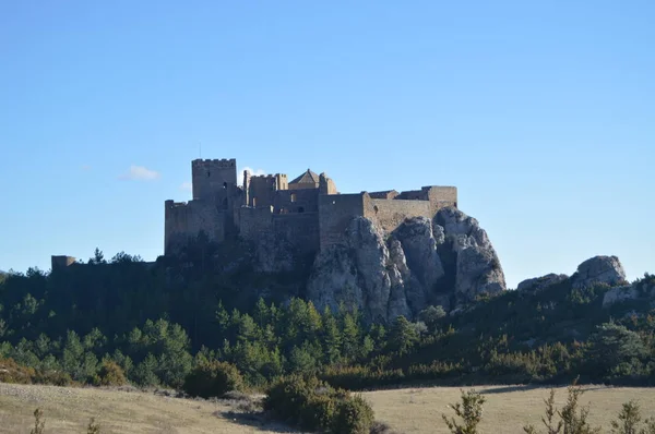 Roman Castle Loarre Dating 11Th Century Built King Sancho Iii — Stock Photo, Image