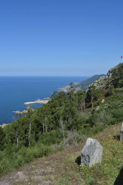 Vistas Vila Porto Castro Santa Tecla Guarda Arquitetura História Viagens — Fotografia de Stock