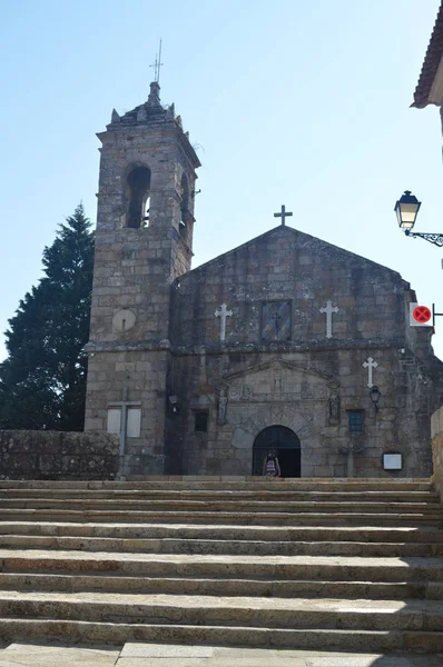 Fachada Principal Del Convento San Francisco Cambados Naturaleza Arquitectura Historia — Foto de Stock