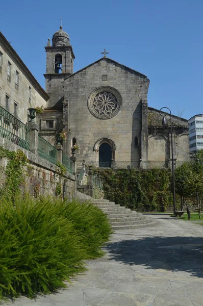 Gevel Van Kerk Van San Francisco Van Gotische Stijl Dateert — Stockfoto