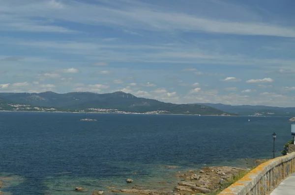 Prachtig Uitzicht Baai Van Puerto Del Son Natuur Architectuur Geschiedenis — Stockfoto