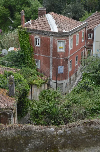 Pintoresco Edificio Hospital Escaleras Sintra Naturaleza Arquitectura Historia Fotografía Callejera —  Fotos de Stock