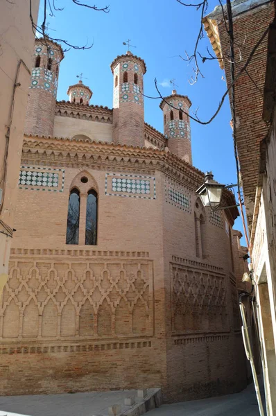 December 2013 Minarets Posterior Facade Church San Pedro Dating Xiv — Stock Photo, Image