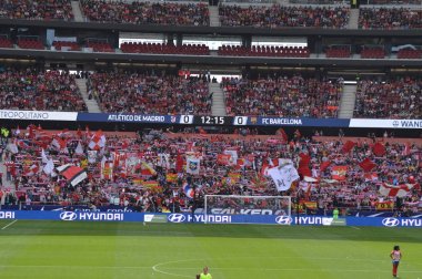 17 Mart 2019. Kadın Futbolu. Atletico De Madrid karşı Futbol Kulübü Barcelona. Bir stadyumiçin bir kadın sıcağı için halkın dünya rekoru tarihsel yardım. İspanya. Avrupa. Iberdrola Ligi Kadın.