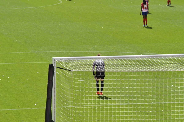 März 2019 Weiblicher Fußball Atlético Madrid Gegen Den Barcelona Weltrekord — Stockfoto