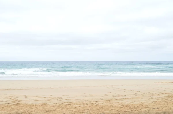 Plage Sauvage Cofete Dans Parc Naturel Jandia Sur Côte Venteuse — Photo