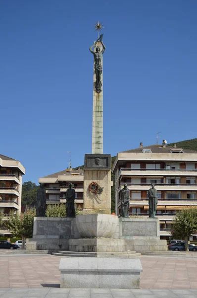 Památník Carrero Blanco Námořní Procházce Santonii Srpna 2013 Santonia Cantabria — Stock fotografie