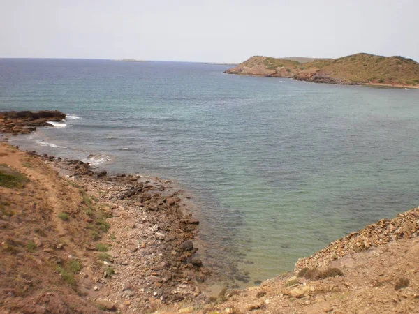 Wunderschöne Wilde Bucht Von Cavalleria Mercadal Auf Der Insel Menorca — Stockfoto
