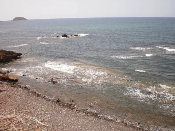 Wonderful Wild Bay Cavalleria Mercadal Island Menorca July 2012 Menorca — Stock Photo, Image