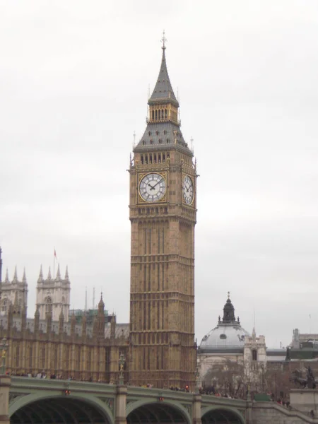 Magnífica Toma Del Big Ben Londres Diciembre 2011 Londres Inglaterra — Foto de Stock