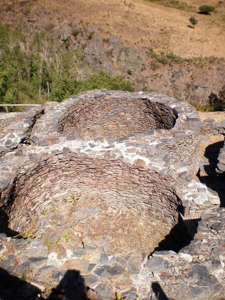 Hermoso Castro De Santa Maria De Origen Romano En La Aldea O — Foto de Stock