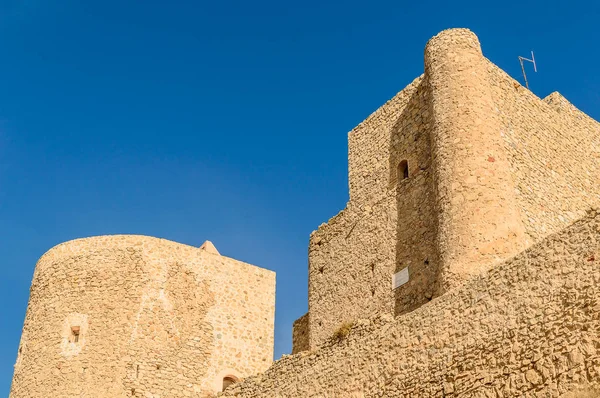 Consuegra Kastélya Században Készült Cordoba Kalifátusa Által Consuegra Cerro Calderico — Stock Fotó