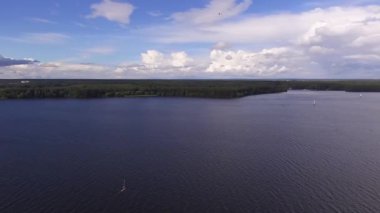 Yaht Club yukarıda quadcopter tarafından filme