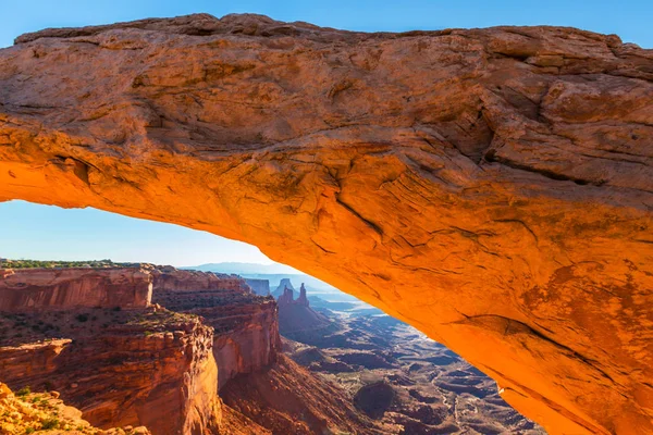 Jasny Krajobraz Arches National Park Stanie Utah Lecie — Zdjęcie stockowe