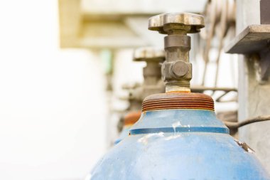 Oksijen ve Argon gazı çelik depolama tankları fabrika dışında endüstriyel kaynakçılık için