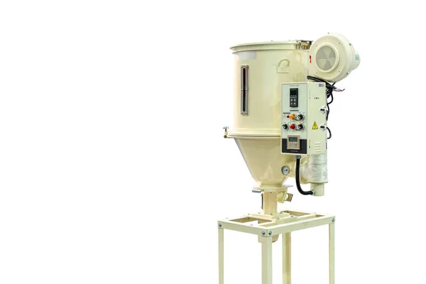Blower Hot Air Hopper Dryer Dehumidifying Manufacturing Process Reduce Moisture — Stock Photo, Image