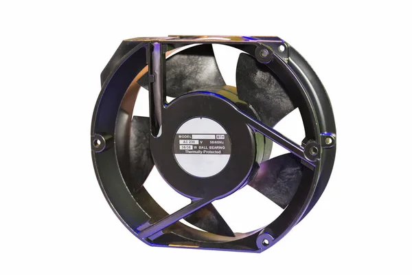 Новый Вентилятор Электрического Охлаждения Черного Цвета Алюминиевого Сплава Пластика Компьютера — стоковое фото