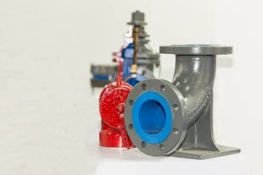 Endüstriyel ya da boru hattı elektrik santrali için flanş montajlı renk dökme demir ya da çelik hortum dirsek ayırıcısı