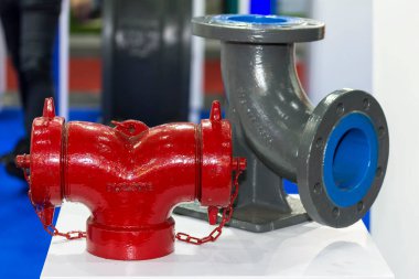 Endüstriyel ya da boru hattı elektrik santrali için flanş montajlı renk dökme demir ya da çelik hortum dirsek ayırıcısı
