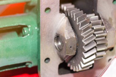 Sanayi için çelik dişli motor pompası setini kapatın.