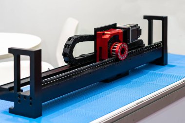 yüksek duyarlı ve kaliteli elektrikli basamak motoru ile yüksek hız raf pinion seti endüstriyel iş için ekipman veya araçtır