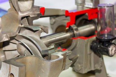 Endüstriyel sanayi için enine kesit ayrıntı iticisini ve merkezkaç pompasını kapat