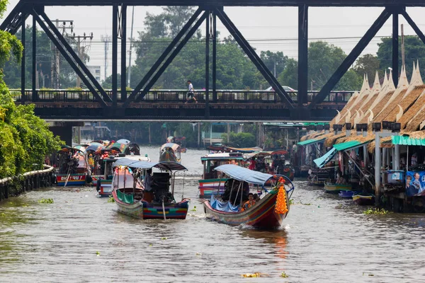 Річки Чао Прайя Бангкок Таїланд Травня 2018 Людей Які Подорожують — стокове фото