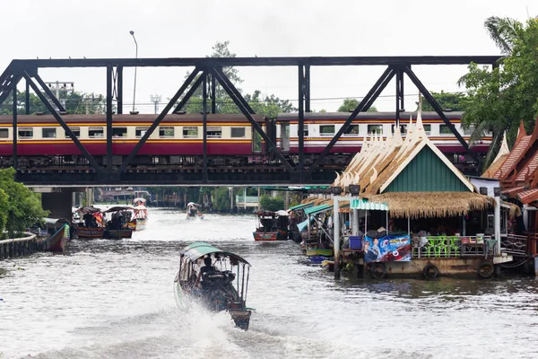 Bangkok Tailandia May 2018 Taling Chan Floating Market Este Lugar — Foto de Stock