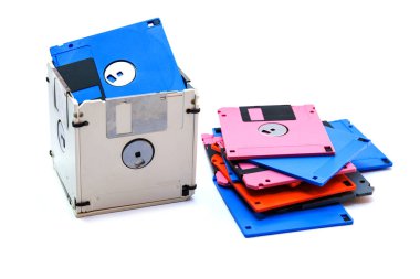 bir kutu geliştirme eski disket - yaratıcı kullanımları 